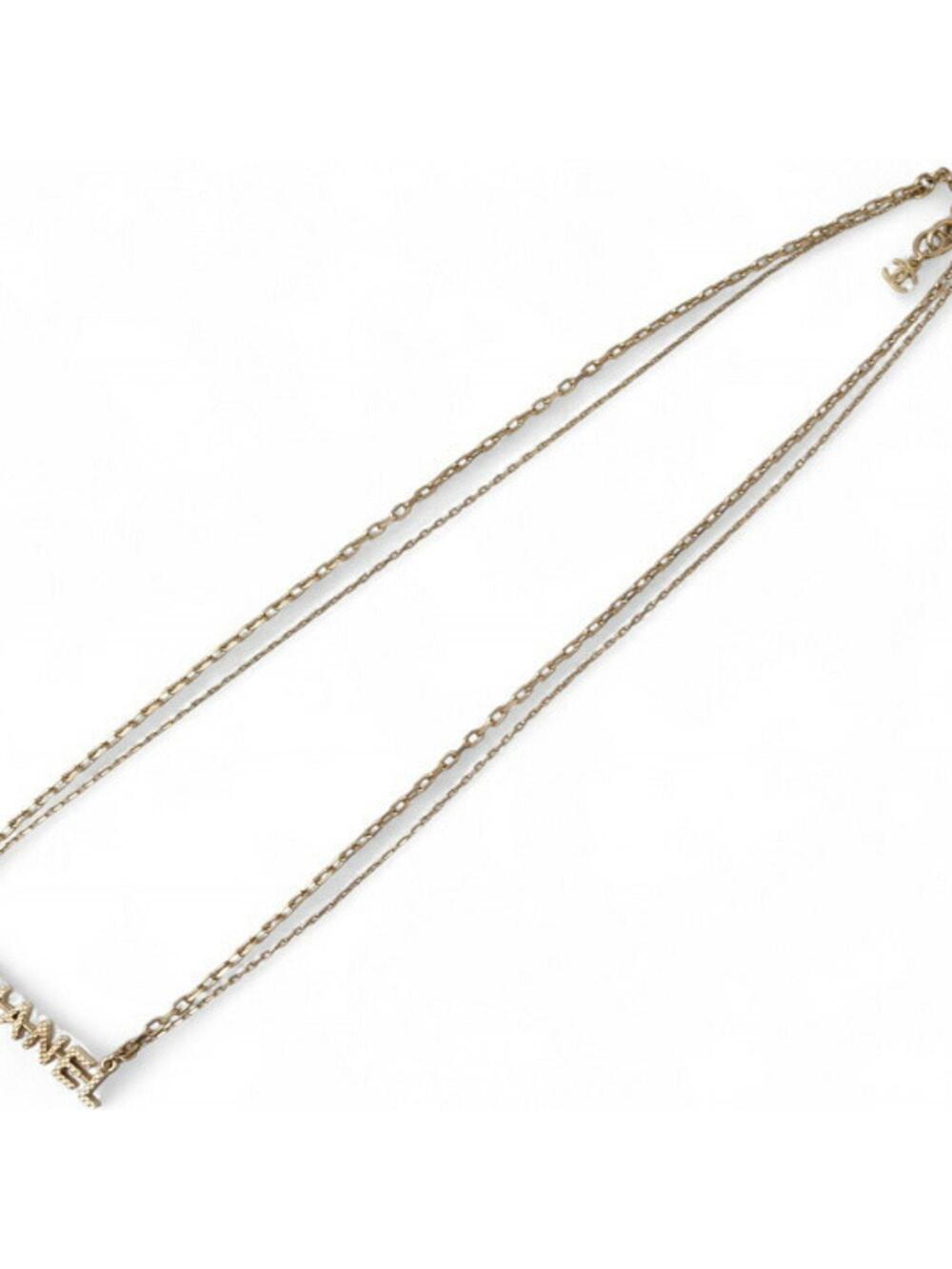 Chanel Pendant Necklace Metal Heart #208375C12B